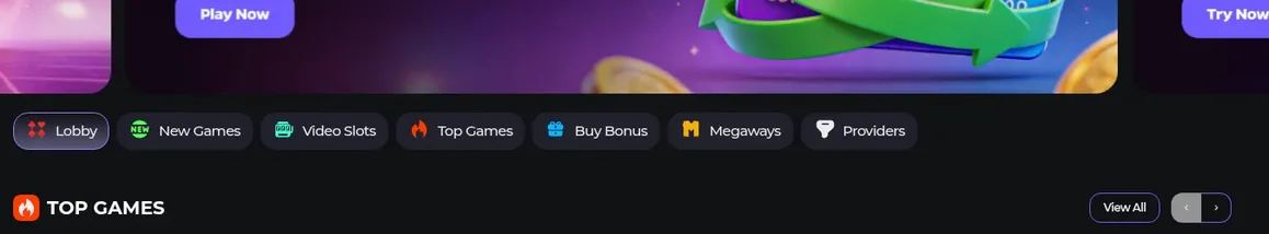 Browse top casino games